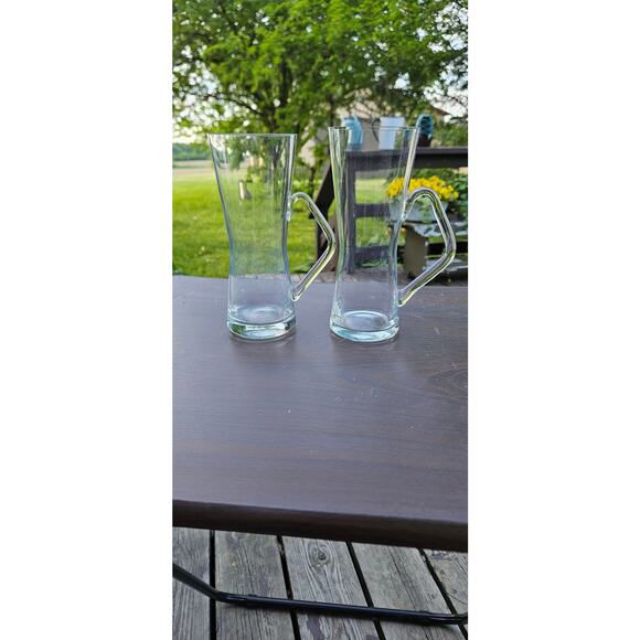 Set of Two (2) German Beer Glasses | Fine Glass Beer Stein made in Germany - Picture 6 of 6